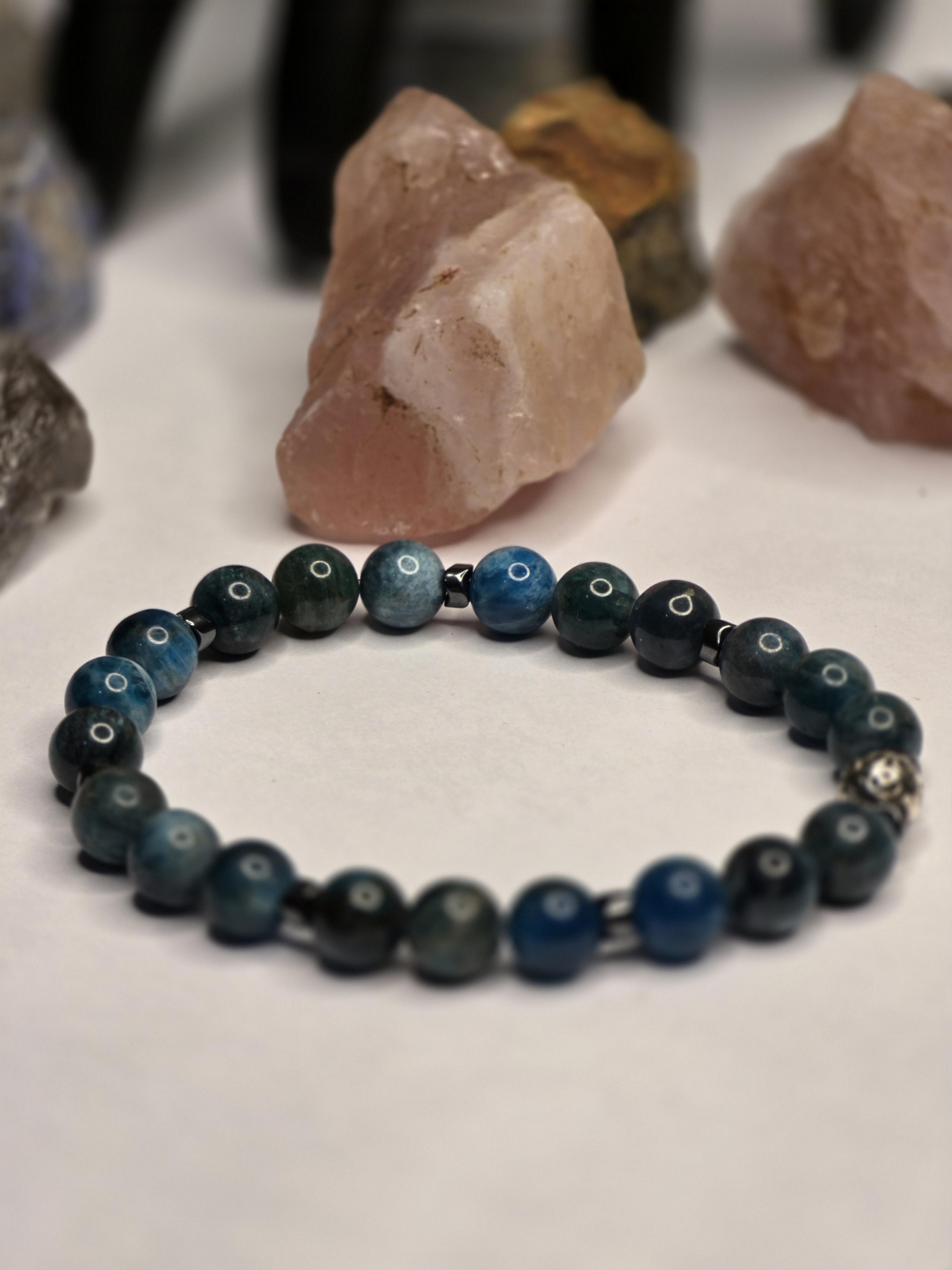 %100 Doğal Apatit Taşı Bileklik