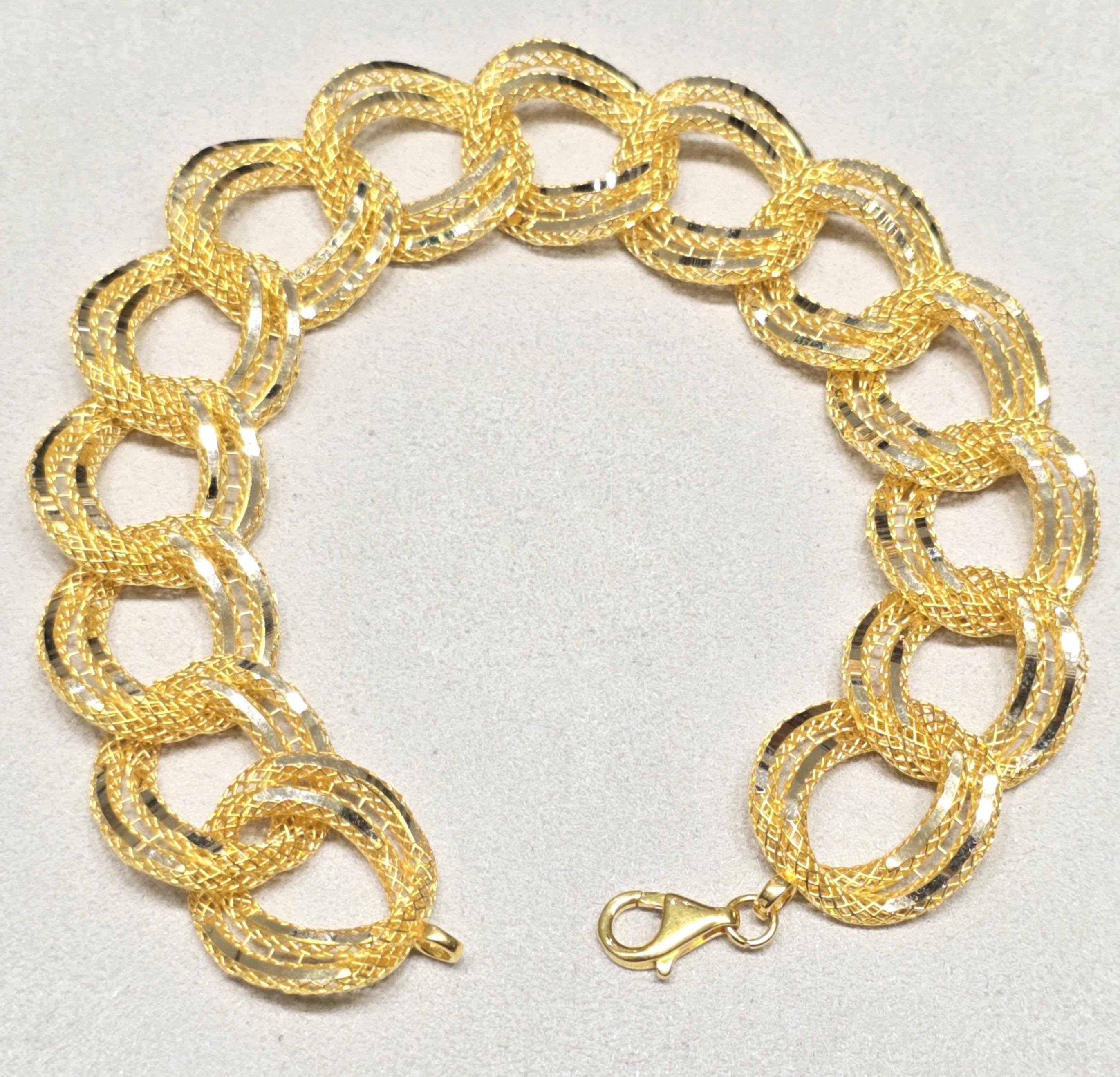 14 Ayar Kazaze İşlemeli Uzay Yolu Bileklik 15.12 Gram