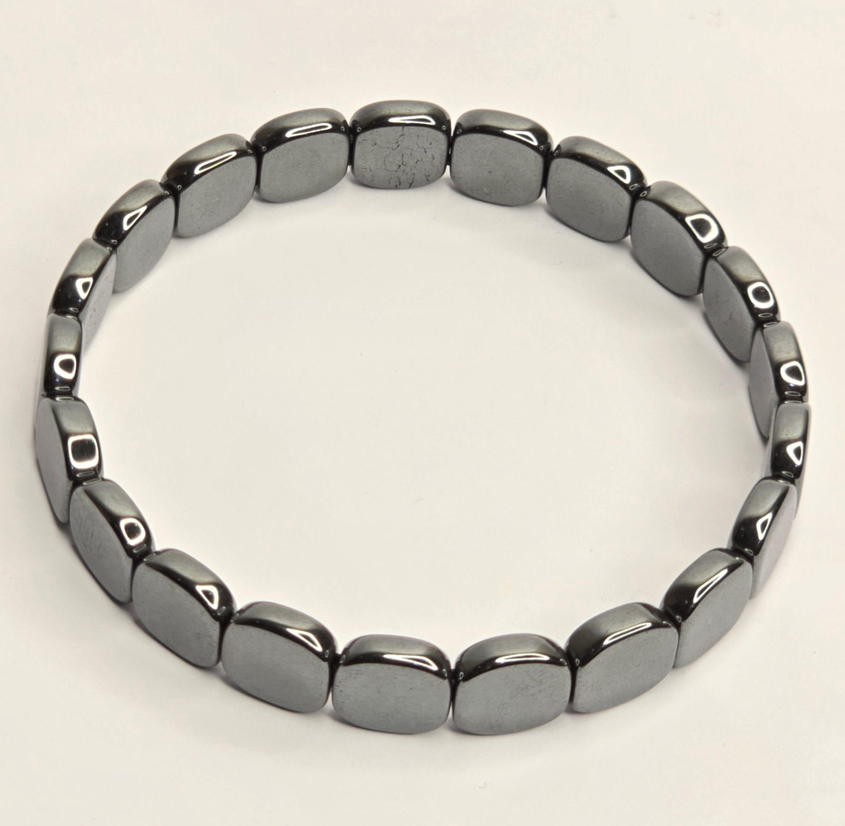 %100 Doğal Amatist Taş Erkek Bileklik