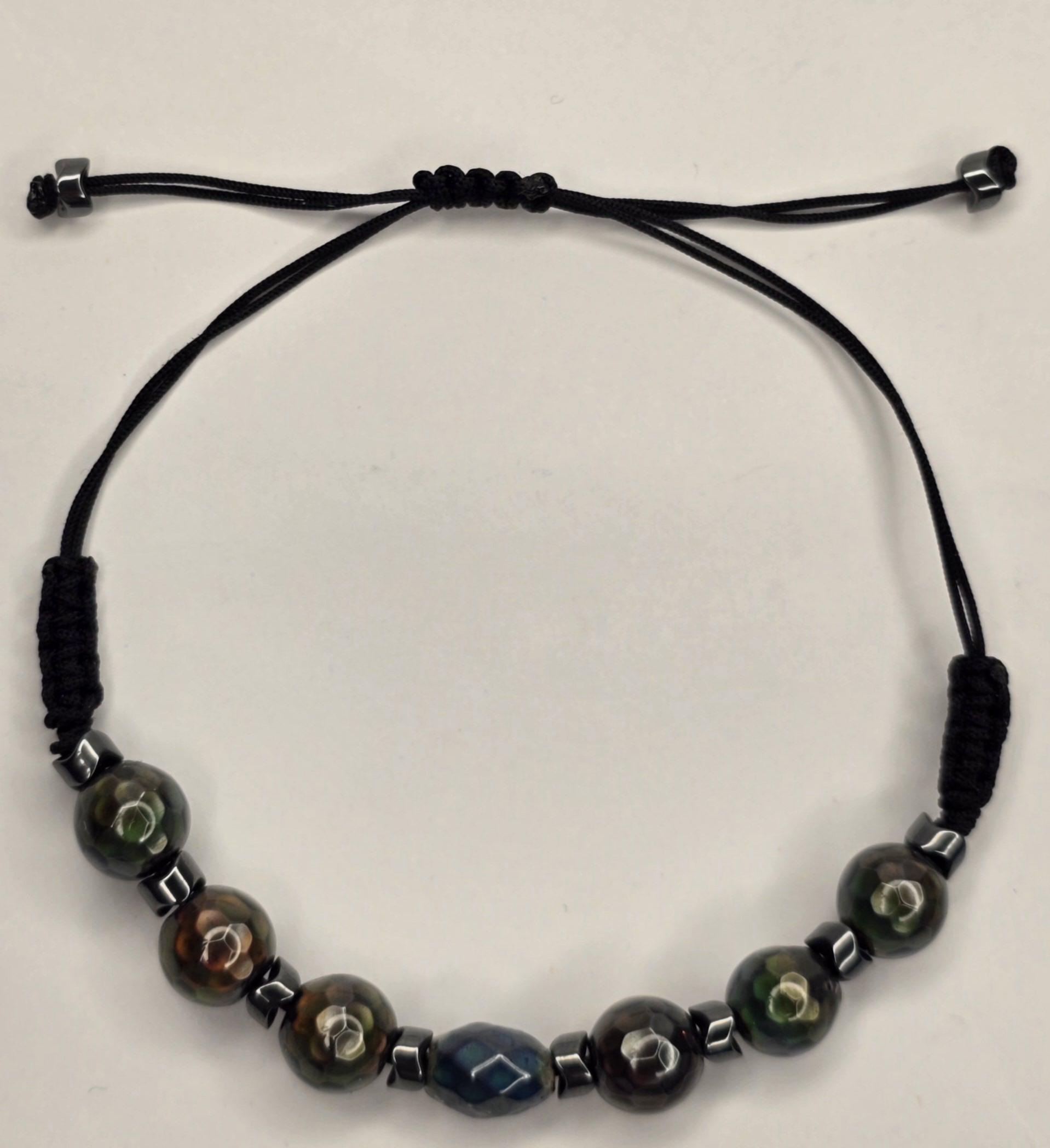 %100 Doğal Vücut Isınıza Göre Renk Değiştiren Makrome İpli Bileklik