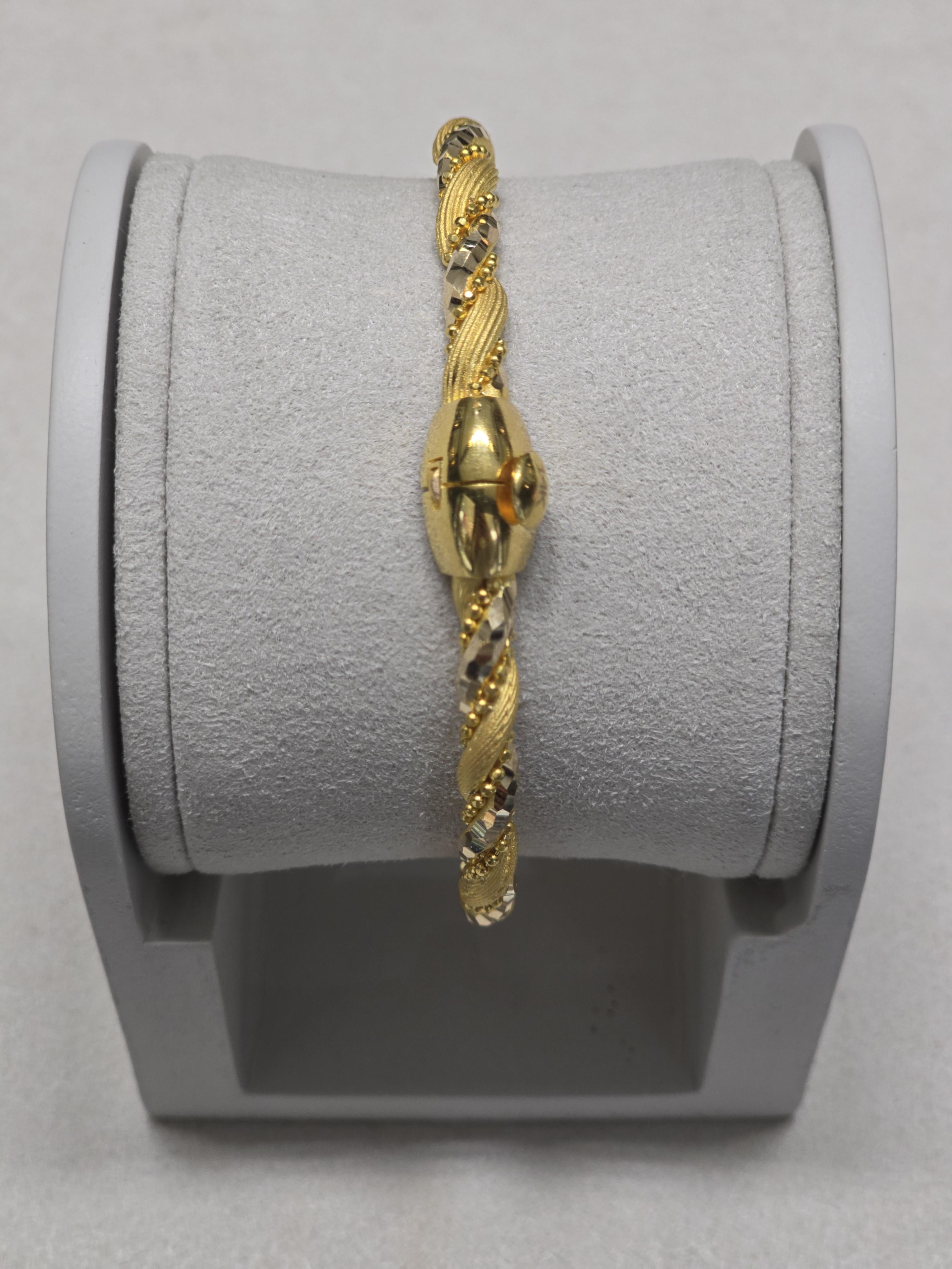 14 Ayar Dorikalı Füzyon  Kelepçe 15.00 Gram