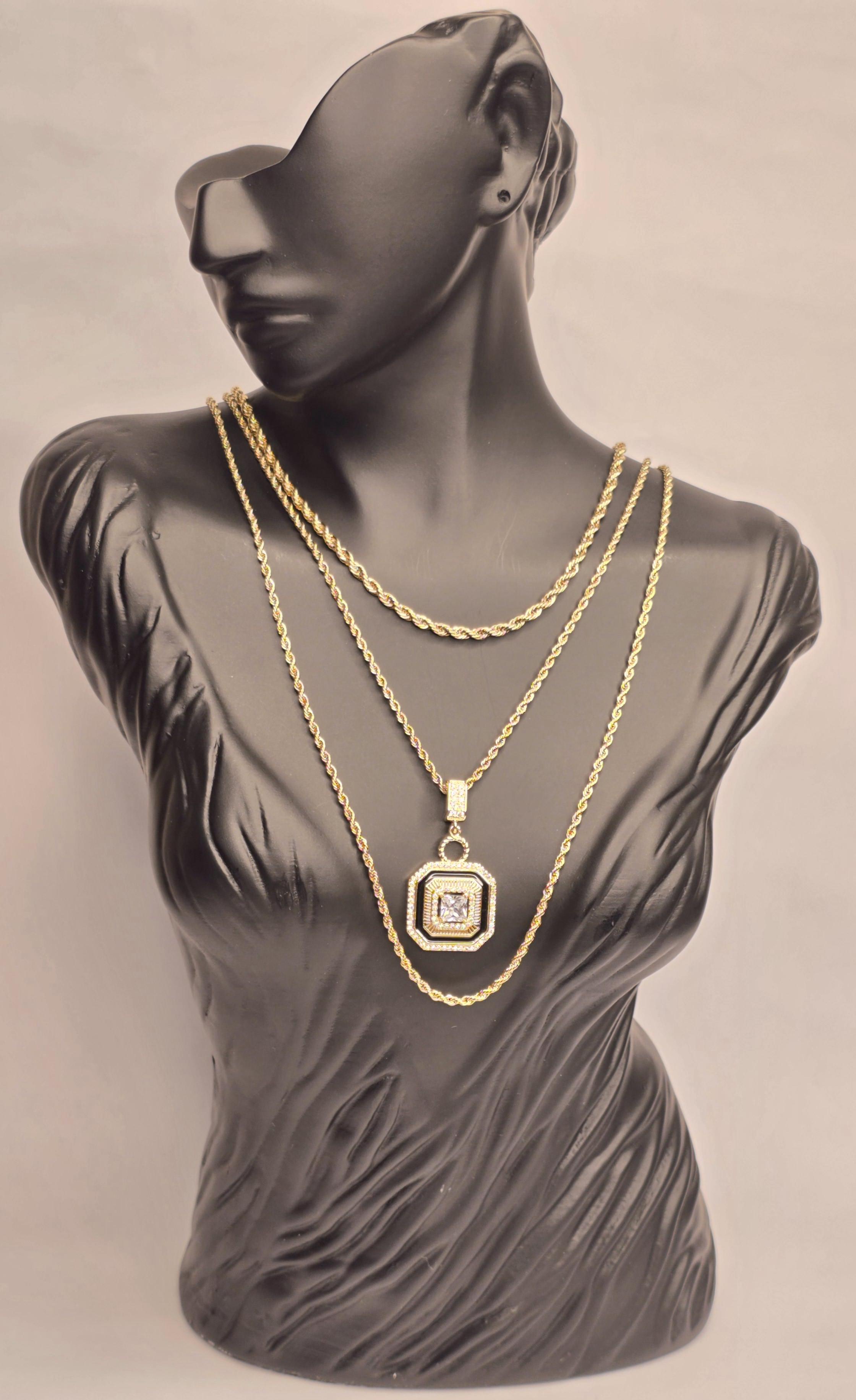 Baget Kolye Uçlu,  Halat 3'lü Takım