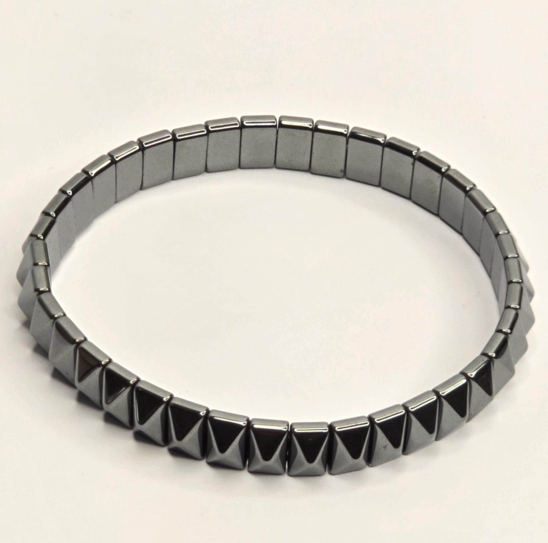 %100 Doğal Amatist Taş Erkek Bileklik