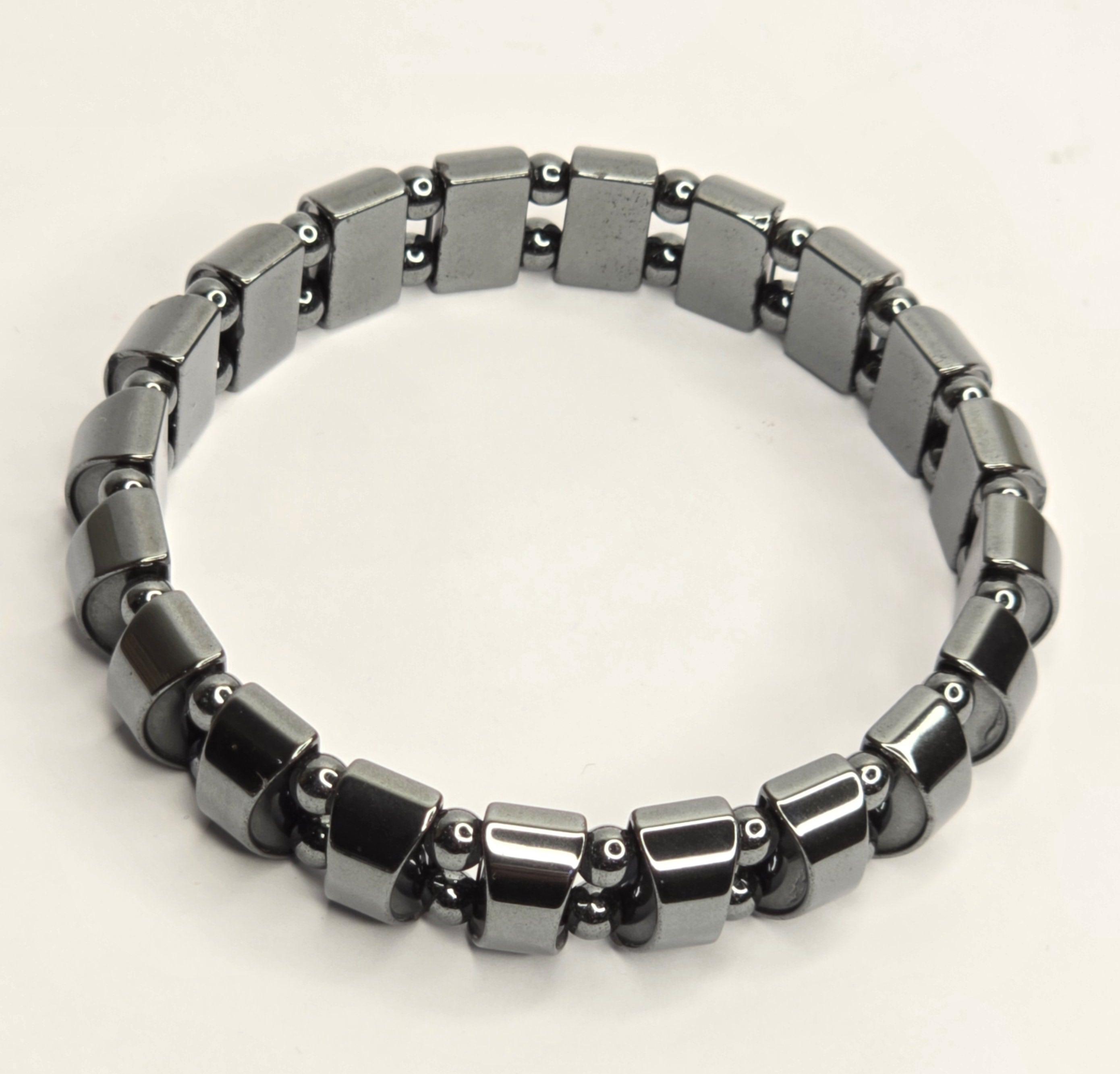 %100 Doğal Amatist Taş Erkek Bileklik